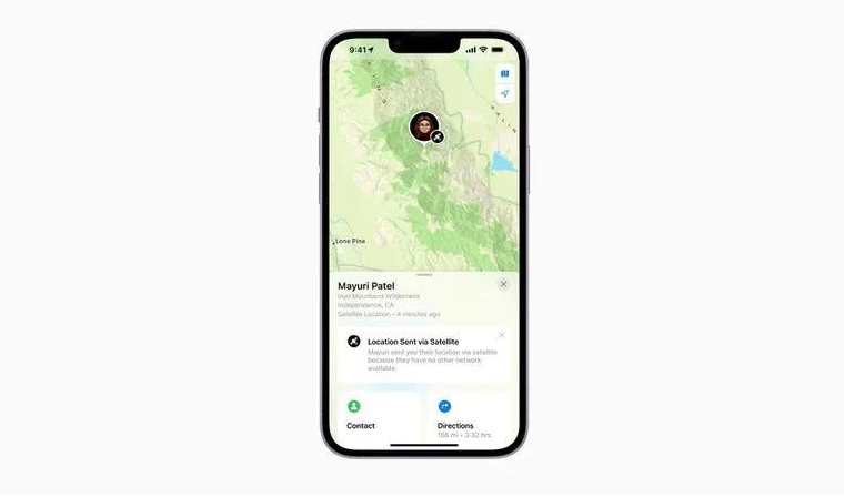 宁洱苹果14维修分享iPhone14系列中 FindMy功能通过卫星分享位置方法教程 