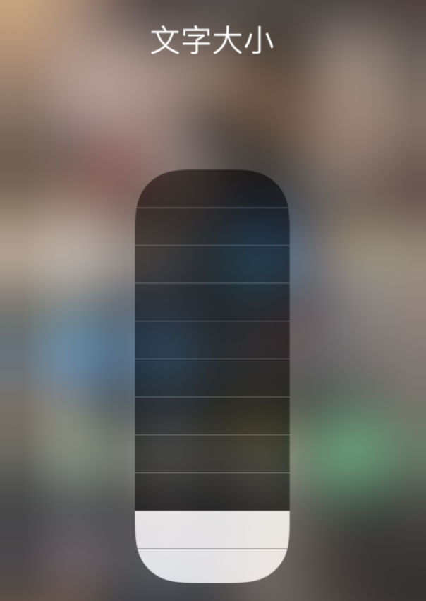 宁洱苹果手机维修分享小技巧：在 iPhone 控制中心快速调节字体大小 